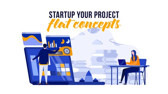 Startup your project – Flat Concept[Videohive][After Effects][29529360]