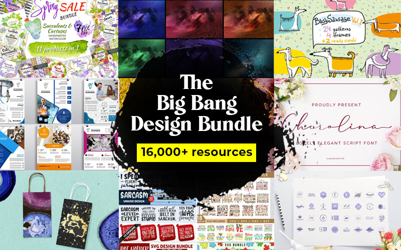 The Big Bang Design Bundle[Photoshop]
