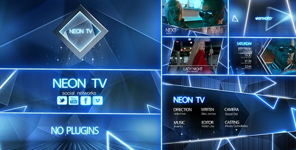 Neon TV Broadcast Package[Videohive][After Effects][12318357]