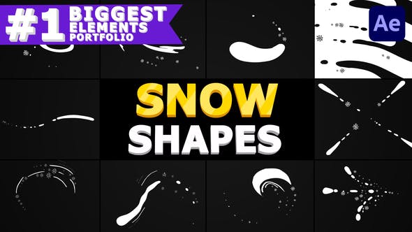 Snow Shapes Pack [Videohive][After Effects][29532208]
