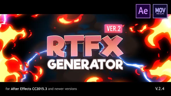 RTFX Generator [1000 FX elements] [After Effects + Pre-rendered clips] 19563523[With 17 10 19 UPDATE][Videohive]