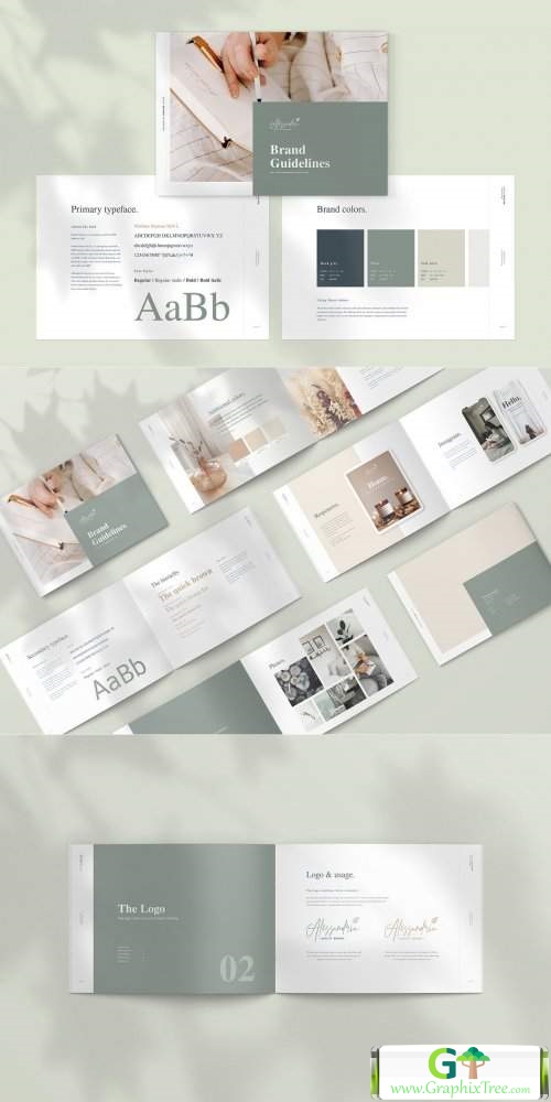 Alessandria – Brand Guidelines 4620710 [Powerpoint] [Indesign & Powerpoints]