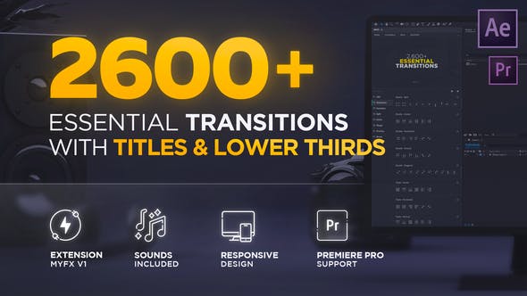 MYFX 2600+ Essential Transitions v1.1[Videohive][After Effects][20139771][26 August 20]