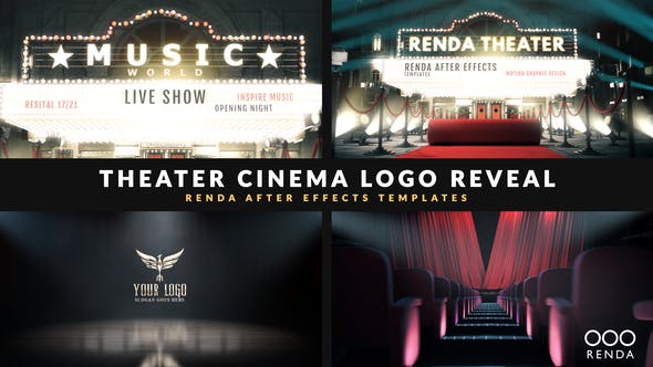 Cinema Intro – Curtain Logo Reveal[Videohive][After Effects][29359910]