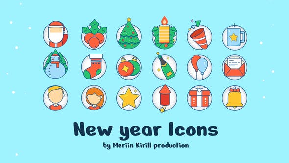 New Year Icons[Videohive][After Effects][29575469]